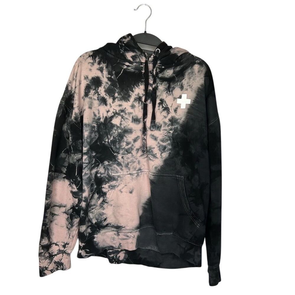 Dan + Shay Women's Tie-Dye Hoodie L The (Arena) Tour 2020 Music Tour Pullover